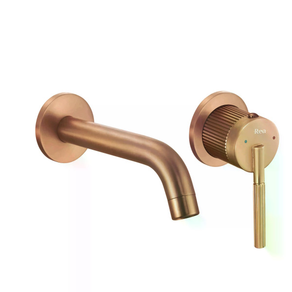 Смеситель для раковины Rea Argon медь матовая (REA-B2093) Смеситель для раковины Rea Argon медь матовая (REA-B2093)