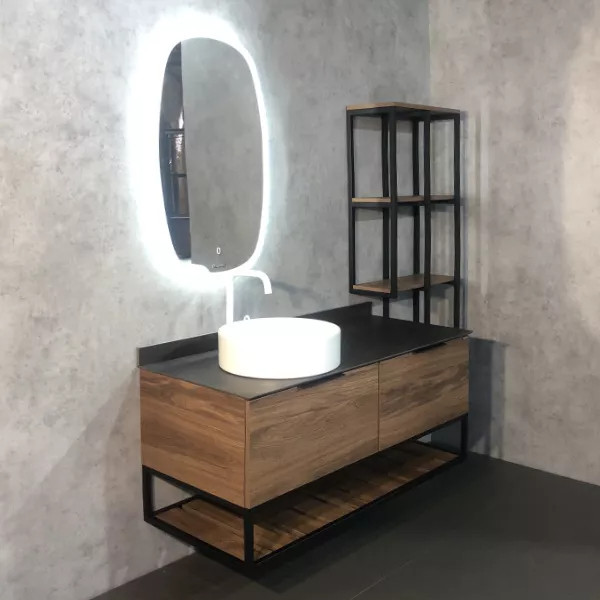 Тумба подвесная Comforty Порто 1200x520x645 дуб темно-коричневый (00-00000828) Тумба подвесная Comforty Порто 1200x520x645 дуб темно-коричневый (00-00000828)