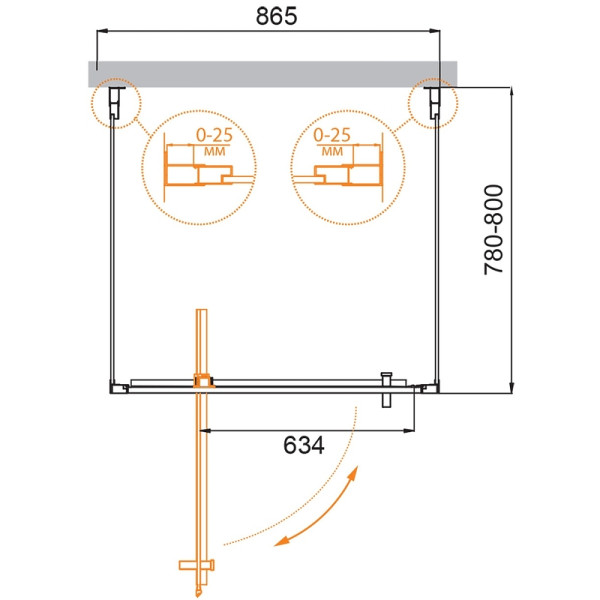 Душевой уголок Cezares Molveno 90x80x195 стекло прозрачное, профиль хром (MOLVENO-BA2-90/80-C-Cr-IV) Душевой уголок Cezares Molveno 90x80x195 стекло прозрачное, профиль хром (MOLVENO-BA2-90/80-C-Cr-IV)