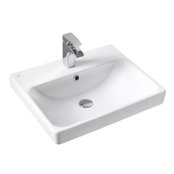 Тумба-умывальник Aquaton Оливия 55 Белый матовый/1WH501620 Умывальник Адриана 55 (1A2542K0OL010)