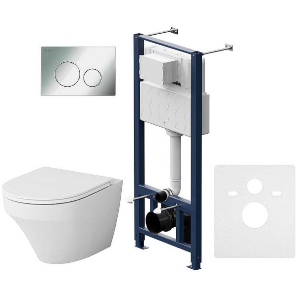 Комплект инсталляция с унитазом и клавишей AM.PM Inspire (IS49051.501700)