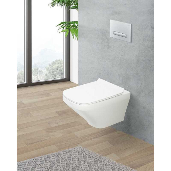 Унитаз подвесной BelBagno Sela белый (BB3201CHR)