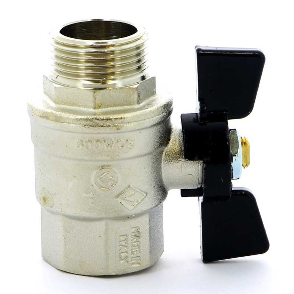 Кран Bugatti 1" ВН шаровый Oregon 307 (черная бабочка) (03070070) Кран Bugatti 1" ВН шаровый Oregon 307 (черная бабочка) (03070070)