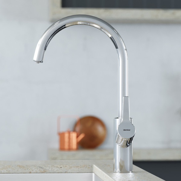 Cмеситель для кухни Damixa Eclipse с фильтрацией C - излив, хром (310721000)