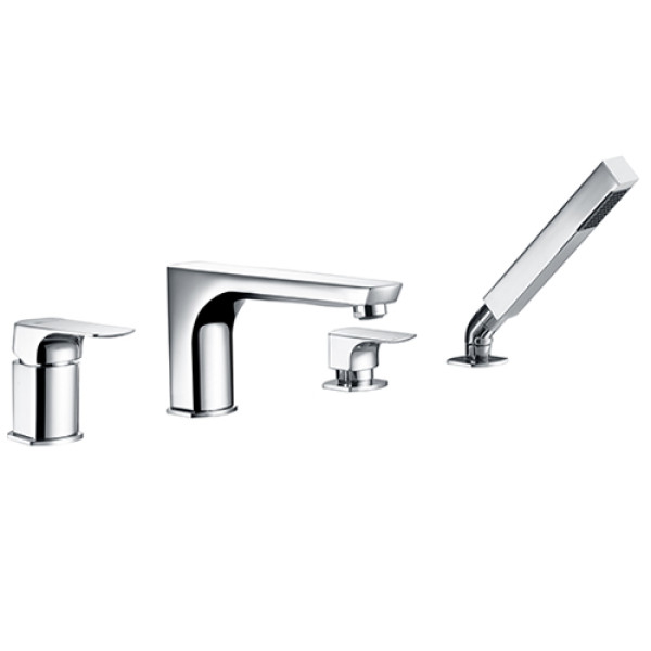 Смеситель на борт ванны WasserKRAFT Salm 2755 на 4 отверстия Смеситель на борт ванны WasserKRAFT Salm 2755 на 4 отверстия