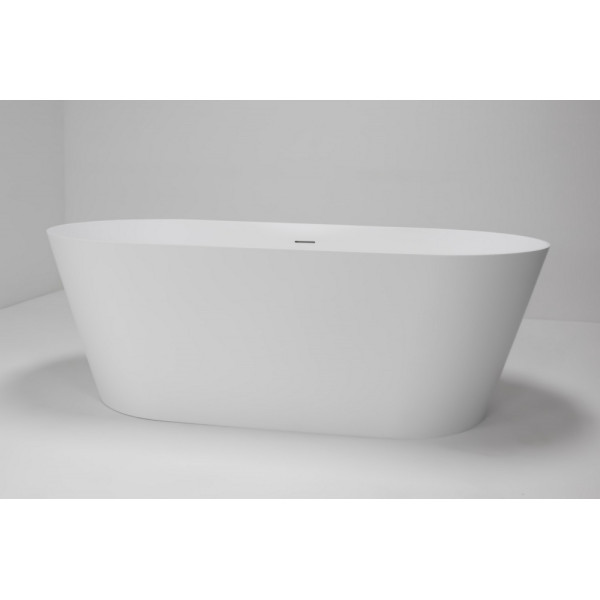 Ванна из искусственного камня Abber Stein 170x80x58 белая матовая (AS9605)