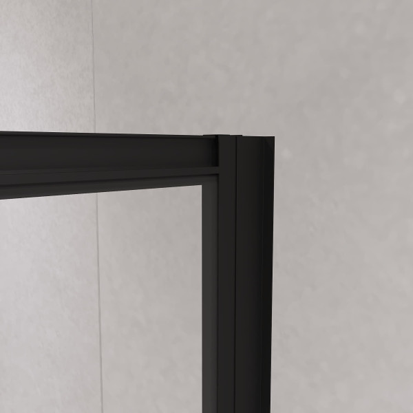 Душевой уголок RGW Passage 90x100 стекло прозрачное, профиль черный (020814690-14)