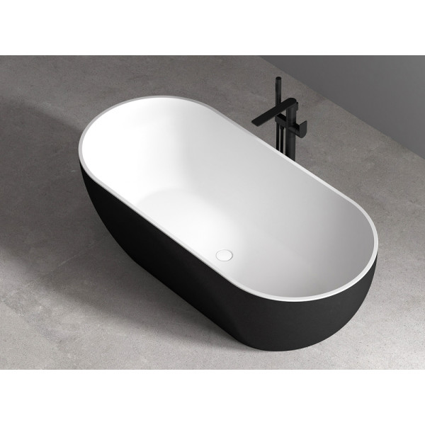 Ванна акриловая Abber 172*79 черная матовая (AB9241MB) Ванна акриловая Abber 172*79 черная матовая (AB9241MB)