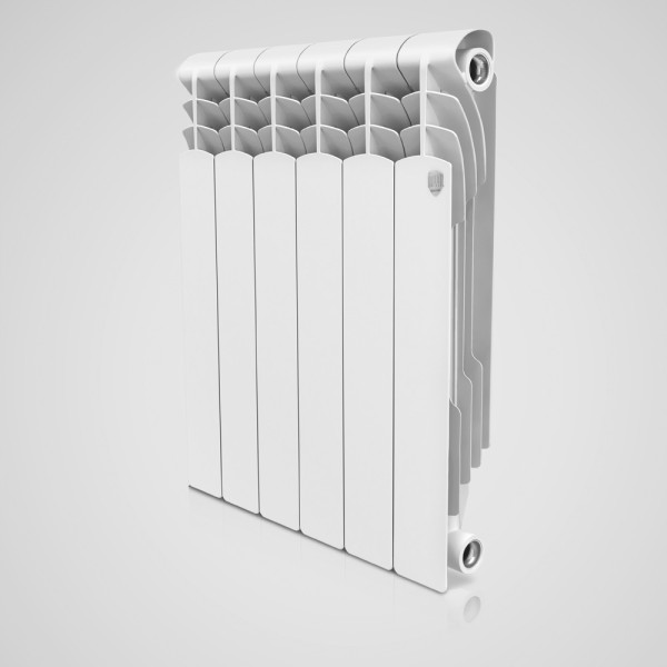 Радиатор биметаллический Royal Thermo Revolution B 500 Белый (4 секции) (RTRB350004) Радиатор биметаллический Royal Thermo Revolution B 500 Белый (4 секции) (RTRB350004)