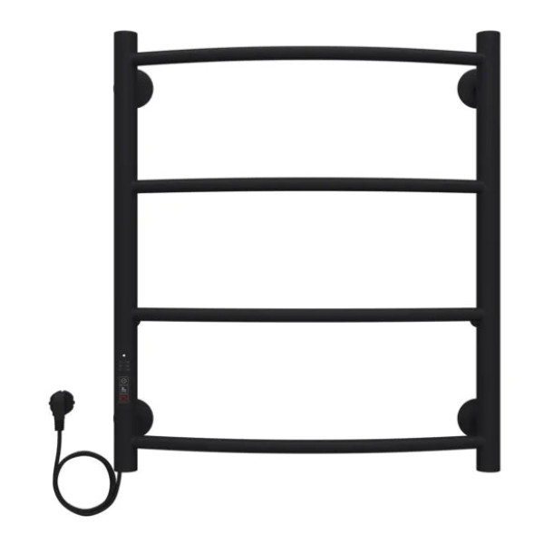Полотенцесушитель электрический Azario Verona 500x600 черный Полотенцесушитель электрический Azario Verona 500x600 черный