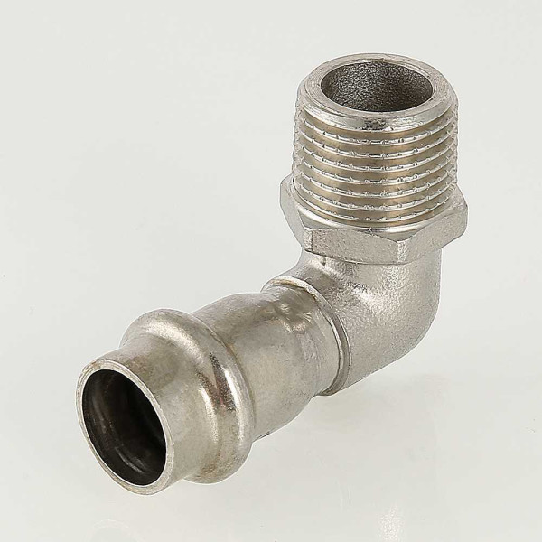 Переход угловой Valtec 28*3/4"Н (нерж.ст., пресс) (VTi.953.I.002805)