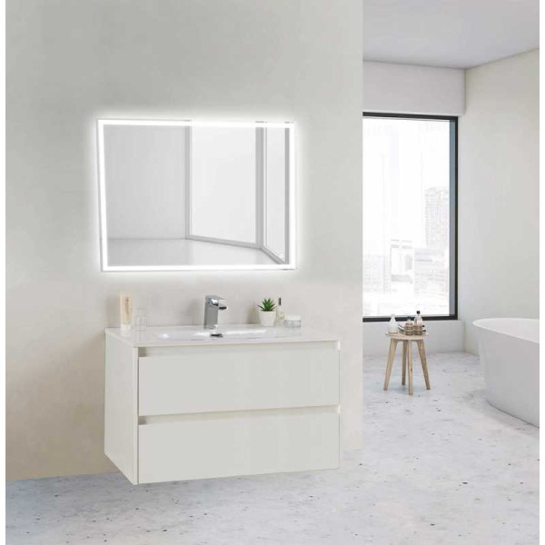 Тумба подвесная BelBagno Kraft 39 80 см Bianco Opaco (Kraft 39-800/390-2C-SO-BO)