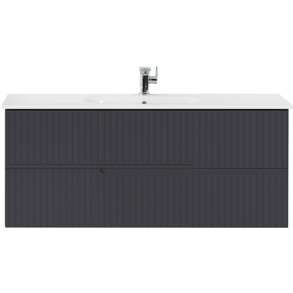 Тумба подвесная Cezares Duet 117x50 Grafito (DUET-120-2C-SO-GR-P)