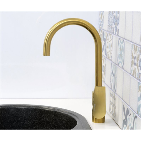 Смеситель для кухни WasserKRAFT Aisch золотой матовый (5507)