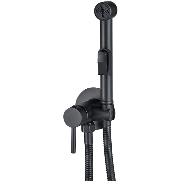 Смеситель с гигиеническим душем Wesnaart Eko черный (EKO05-410Black) Смеситель с гигиеническим душем Wesnaart Eko черный (EKO05-410Black)