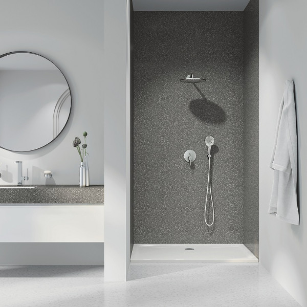 Смеситель для ванны и душа Grohe Plus внешняя часть хром (24060003)