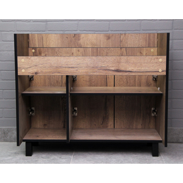 Тумба напольная Modul 100Dolche Dark без ящика Домино (DD5402T)