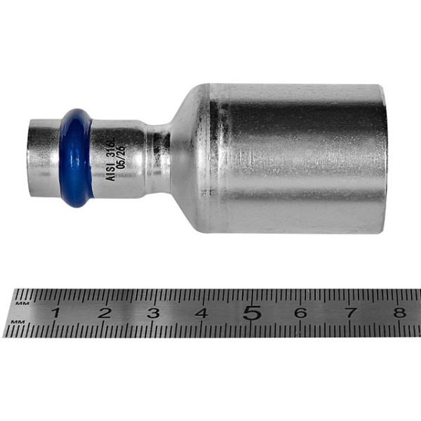 Муфта 35х15 однораструбная Stout SSS-2020 НПр-ВПр (нерж.ст., пресс) SSS-2020-003515 Муфта 35х15 однораструбная Stout SSS-2020 НПр-ВПр (нерж.ст., пресс) SSS-2020-003515