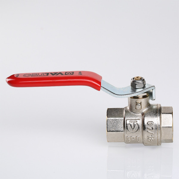 Кран 3/4" ВВ шаровый Valtec Base (красная ручка) VT.214.N.05 Кран 3/4" ВВ шаровый Valtec Base (красная ручка) VT.214.N.05