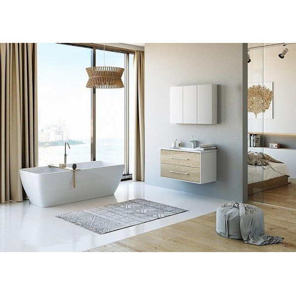 Тумба подвесная Aqwella Foster 750x454x525 дуб сонома (MAI0175)