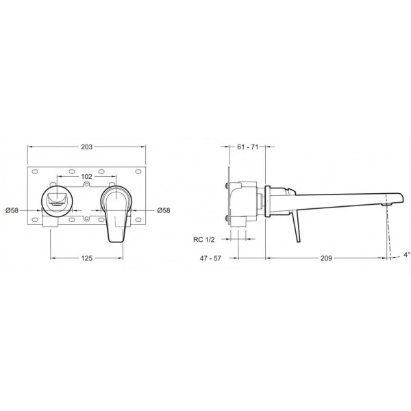 Смеситель для раковины Jacob Delafon Avid хром (E97358-CP)