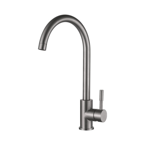 Смеситель для кухни Ledeme оружейная сталь (L4998D-3)