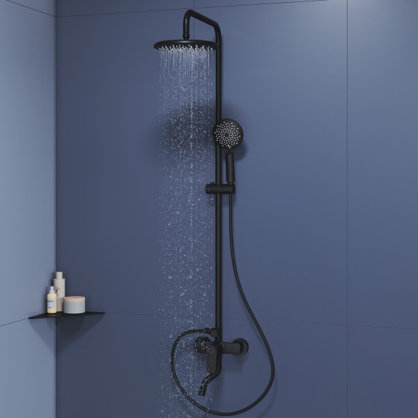 Душевая система RGW Shower Panels черный (59140125-04) Душевая система RGW Shower Panels черный (59140125-04)