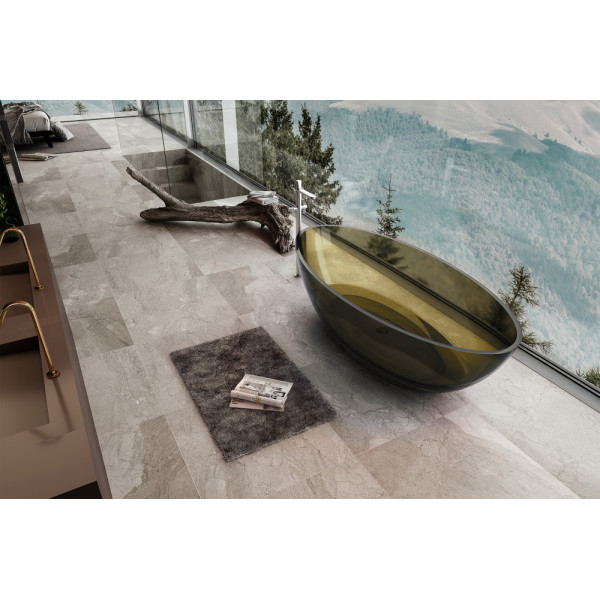 Ванна прозрачная Abber Kristall 180x85 оливковый (AT9702Vesuvian)