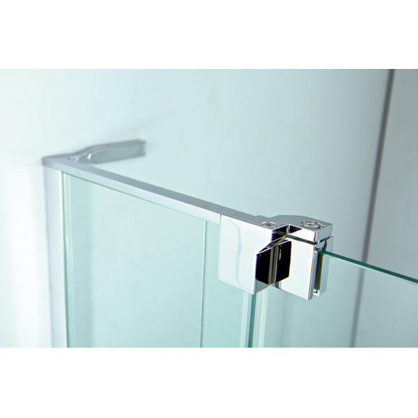 Душевой уголок Cezares Slider 80x100x195 стекло прозрачное, профиль хром (SLIDER-AH-1-100-80/90-C-Cr)