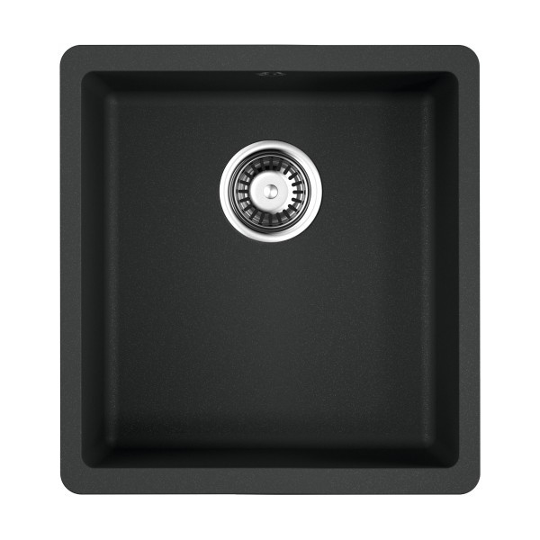 Мойка для кухни врезная Omoikiri Kata 40-U-BL 400х420 черный (4993396) Мойка для кухни врезная Omoikiri Kata 40-U-BL 400х420 черный (4993396)