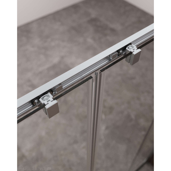 Душевой уголок Cezares Molveno 170x80x195 стекло прозрачное, профиль хром (MOLVENO-AH-2/2-170/80-C-Cr-IV)