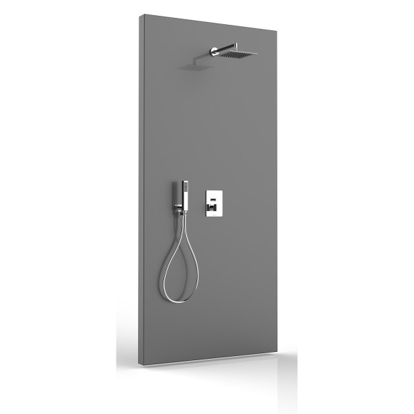 Душевая система Bossini Tetis смеситель верхний душ 230x230 мм ручной душ CUBE шланг 150 см хром (M00763.030) Душевая система Bossini Tetis смеситель верхний душ 230x230 мм ручной душ CUBE шланг 150 см хром (M00763.030)