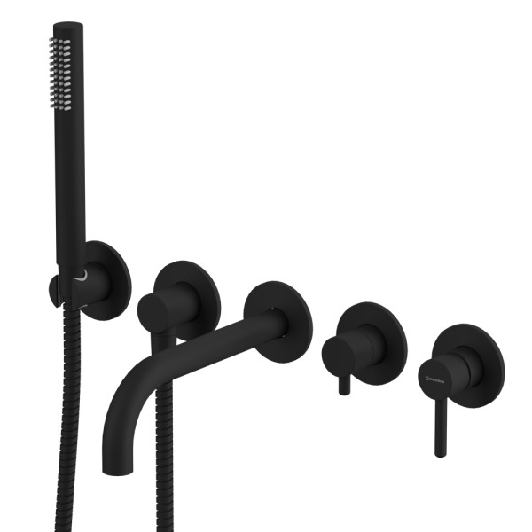 Смеситель для ванны Whitecross Y черный мат (Y1240BL) Смеситель для ванны Whitecross Y черный мат (Y1240BL)