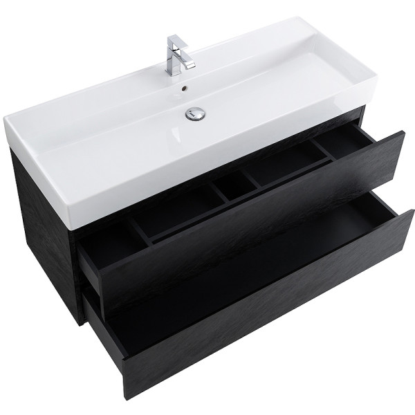 Тумба подвесная Cezares Molveno 46 120x50 Nero (MOLVENO 46-120-2C-SO-NR)