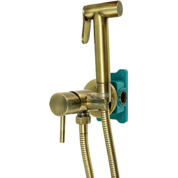 Гигиенический душ со смесителем ALMAes Benito Бронза (AL-859-09) Гигиенический душ со смесителем ALMAes Benito Бронза (AL-859-09)