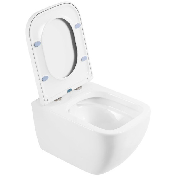 Унитаз подвесной BelBagno Alpina безободковый (BB10100CHR/SC)