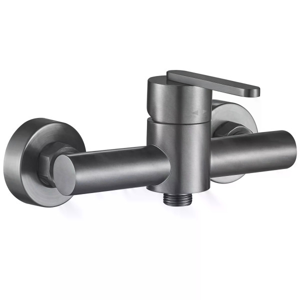 Смеситель для раковины Rea Ontario с душевым комплектом оружейная сталь (REA-B5503) Смеситель для раковины Rea Ontario с душевым комплектом оружейная сталь (REA-B5503)