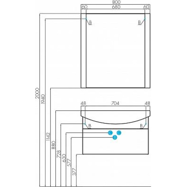 Тумба-умывальник Aquaton подвесная Ария 80/1WH207783 Раковина Смайл-80 (1A1417K0AA010) Тумба-умывальник Aquaton подвесная Ария 80/1WH207783 Раковина Смайл-80 (1A1417K0AA010)