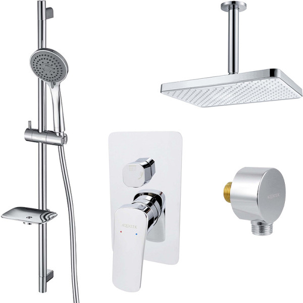 Комплект смесителей Aquatek Вега Set 4 в 1 AQ1046CR+AQ2071CR+AQ2454CR+AQ2011CR (AQ1075CR) Комплект смесителей Aquatek Вега Set 4 в 1 AQ1046CR+AQ2071CR+AQ2454CR+AQ2011CR (AQ1075CR)