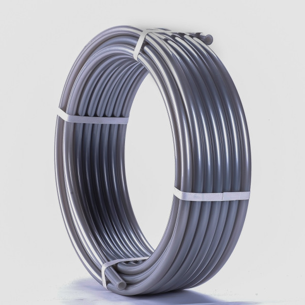 Труба п/э Rommer с диффузионным слоем Rommer PE-Xa/EVOH 25x3,5 мм (серая, бухта 50 м) (RPX-0001-002535) Труба п/э Rommer с диффузионным слоем Rommer PE-Xa/EVOH 25x3,5 мм (серая, бухта 50 м) (RPX-0001-002535)