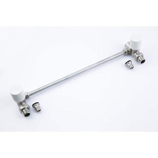 Радиплект для подключения радиатора с ручной регулировкой, полнопроходной, 1/2"-3/4" Gibax (G0050) Радиплект для подключения радиатора с ручной регулировкой, полнопроходной, 1/2"-3/4" Gibax (G0050)