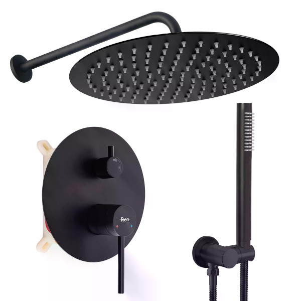 Душевая система Rea Foss/Clif + BOX Black mat (REA-P5968) Душевая система Rea Foss/Clif + BOX Black mat (REA-P5968)