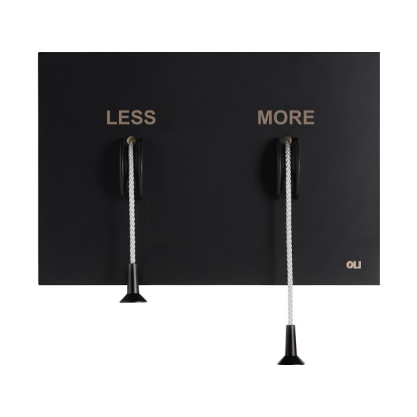 Клавиша смывная Oli Less is more черный (883527)