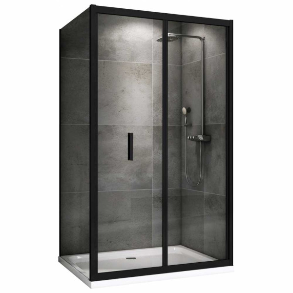 Душевой уголок Abber Sonnenstrand 80x100 стекло прозрачное, профиль черный (AG07100B-S80B) Душевой уголок Abber Sonnenstrand 80x100 стекло прозрачное, профиль черный (AG07100B-S80B)
