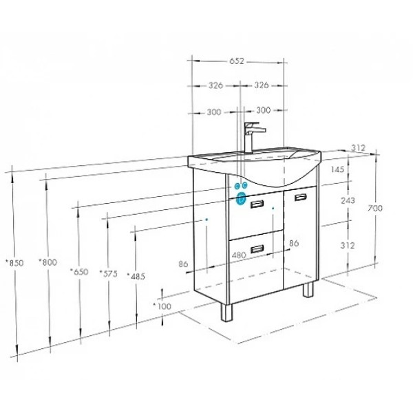 Тумба-умывальник Aquaton Бекка 70/1WH207776 Раковина Балтика 70 (1A2087K1BAC20) Тумба-умывальник Aquaton Бекка 70/1WH207776 Раковина Балтика 70 (1A2087K1BAC20)