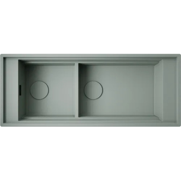 Мойки врезные Omoikiri Sintesi Pro 114-2-WG 110x46 artceramic/wind green (4997453)