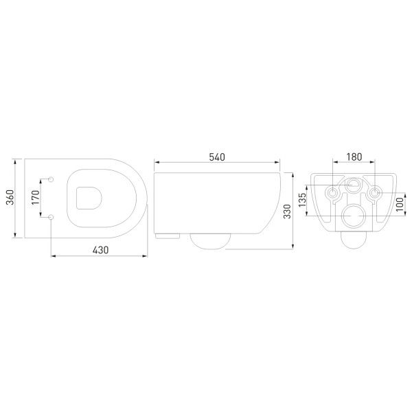 Инсталляция Berges Novum525 с подвесным унитазом, кнопка L5 черная SoftTouch, унитаз EGO XL Rimless, сиденье Toma Slim SO (043204)