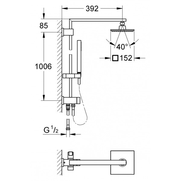 Душевой гарнитур Grohe Euphoria SmartControl 310 DUO (27696000) Душевой гарнитур Grohe Euphoria SmartControl 310 DUO (27696000)