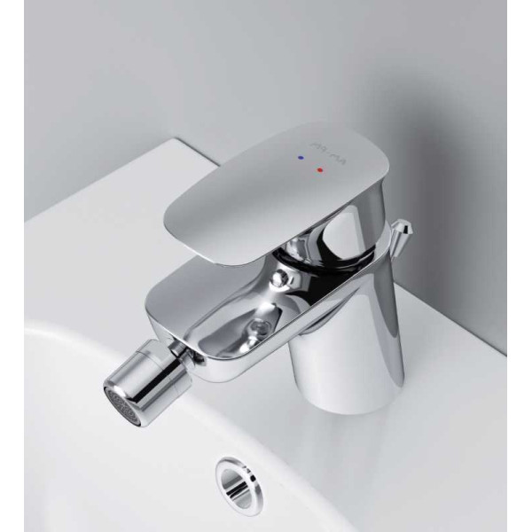 Смеситель для биде AM.PM Spirit V2.1 с донным клапаном, хром (F71A83100) Смеситель для биде AM.PM Spirit V2.1 с донным клапаном, хром (F71A83100)