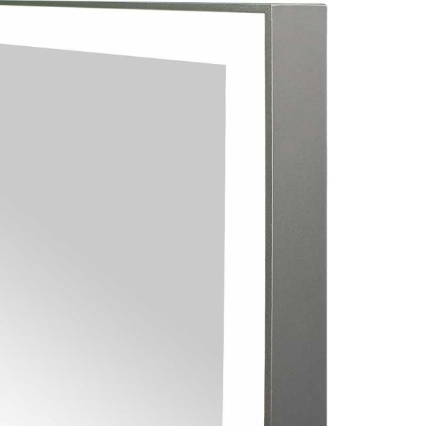 Зеркало с подсветкой Континент Frame Silver LED 600х1000 (ЗЛП1339)